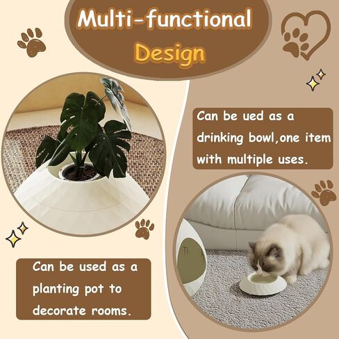 Hidden Cat Litter Box Enclosure with Removable Planter Top Plant Litter Box Hidden Litter Box Vented for Odor Control Multi-Functional for Living Room Indoor White in Saudi Arabia