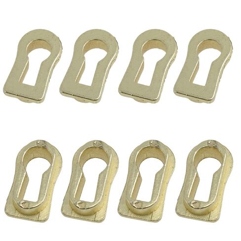 yukata Gold Zinc Alloy Keyhole Cover Keyhole Protector Covers Key Locking Inserts for Cabinet Door, Dresser Drawers, Desk Antique, Modern Furniture Hardware Vintage Accessories 8PCS in Kuwait