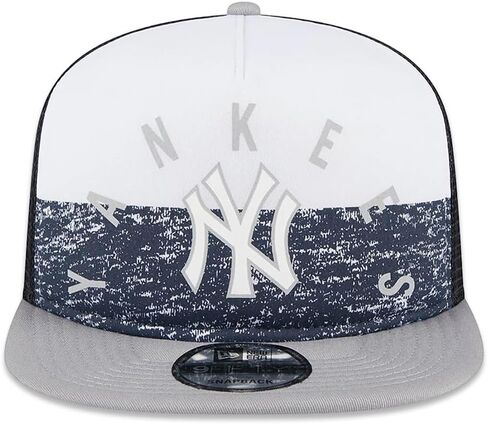 New Era NY New York Yankees 9FIFTY A-Frame Game Day Foam Trucker Cap, Adjustable Hat in Kuwait