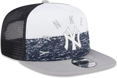 New Era NY New York Yankees 9FIFTY A-Frame Game Day Foam Trucker Cap, Adjustable Hat in Kuwait