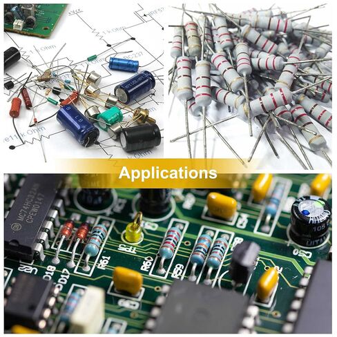 uxcell 100Pcs 560 Ohm Resistor, 1W 5% Tolerance Metal Oxide Film Resistors, Axial Lead, Flame Proof for DIY Electronic Projects and Experiments in Kuwait