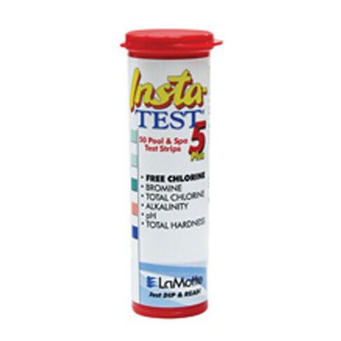 LaMotte 2977100 Insta-Test 5 50 شريطًا في كل زجاجة - عبوة من 100 شريط in Kuwait