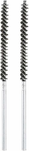 HARFINGTON 2 قطعة سلك تتحمل فرشاة 8x3/8 "1/4 بوصة عرقوب شعيرات من الفولاذ المقاوم للصدأ تنظيف فرشاة لتنظيف جزء السيارة أنبوب المطبخ المرآب in Kuwait