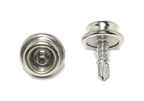 (25) #8x1/2 Stud Snap with Stainless Steel Self Drilling TEK Screw in Kuwait
