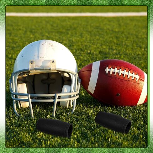 Tradder 1 Pcs Football Helmet Chin Strap with Single Snap and 2 Pcs Chin Strap Covers Replacement Helmet Repair Kit Compatible with Virtually All Football & Hockey in Kuwait