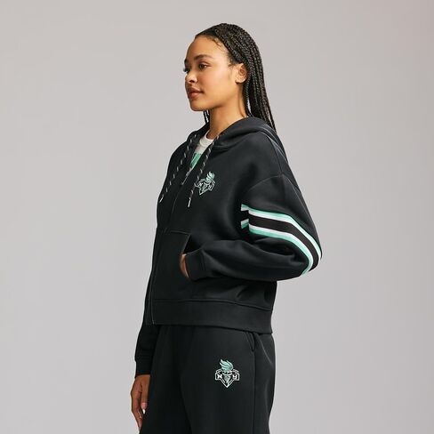 سترة GAME 7 X WNBA النسائية المرخصة رسميًا ذات القلنسوة والسحاب الكامل in Kuwait