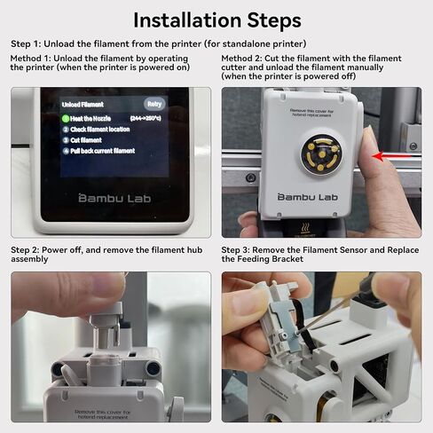 Original Bamboo Filament Sensor Base Replacement, Compatible with Bambu Lab A1/A1 mini, NOT Compatible with Bambu Lab P1P/P1S/P2S/X1/X1C/X1E/X2D/H2S/H2C/H2D/H2D Pro in Kuwait