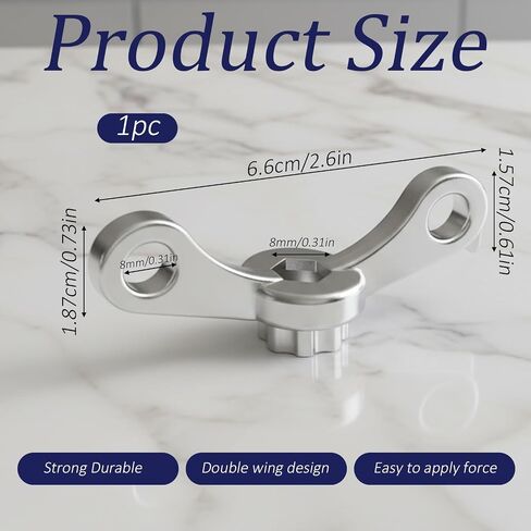 Bike Crank Adjusting Cap Tool, Crank Arm Removal Tool Bikes Cranks Arm Dust Cap Install Removal Wrench Tools Bicycle Dust Caps Removal Tools in Kuwait
