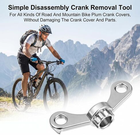 Bike Crank Adjusting Cap Tool, Crank Arm Removal Tool Bikes Cranks Arm Dust Cap Install Removal Wrench Tools Bicycle Dust Caps Removal Tools in Kuwait