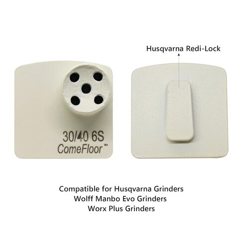 قرص طحن الخرسانة، قطعة ARIX 30/40 Grit SSSSSS ألماس معدني ناعم لإعداد الأرضيات الصلبة للغاية، متوافق مع مطحنة Husqvarna، 9 قطع in Kuwait