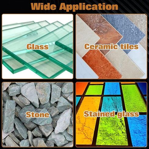 SPEEDWOX Glass Grinder Bits 3/4" Stained Glass Drill Bits Stained Diamond Grinder Bit Head Tools Stain Tools and Supply Diamond Grinding Wheel Stained Ceramic Glass Abrasive Tool for Stained Glass in Kuwait