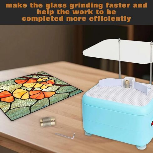 SPEEDWOX Glass Grinder Bits 3/4" Stained Glass Drill Bits Stained Diamond Grinder Bit Head Tools Stain Tools and Supply Diamond Grinding Wheel Stained Ceramic Glass Abrasive Tool for Stained Glass in Kuwait