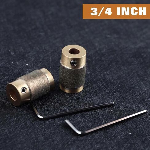 SPEEDWOX Glass Grinder Bits 3/4" Stained Glass Drill Bits Stained Diamond Grinder Bit Head Tools Stain Tools and Supply Diamond Grinding Wheel Stained Ceramic Glass Abrasive Tool for Stained Glass in Kuwait