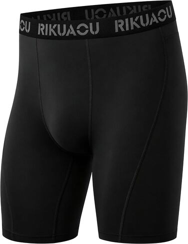 Men's Compression Shorts, Spandex Athletic Running Tights, Quick Dry Performance Workout Underwear for Cycling in Kuwait