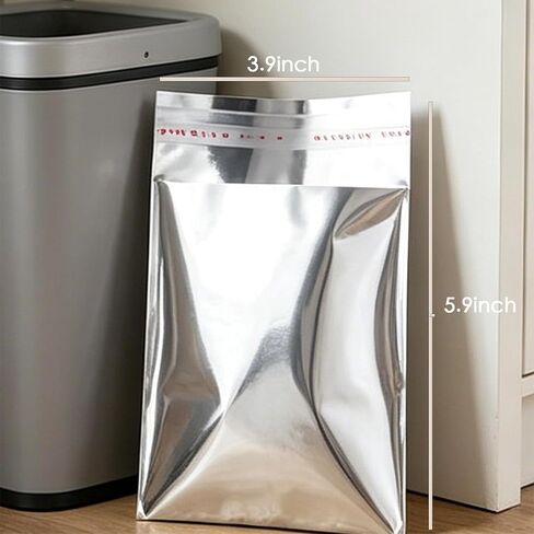 Odor-Proof Sanitary Disposal Bags for Women, Self-Sealing with Hook Clip, Discreet Leak-Proof Period Care, 100 Count in Kuwait