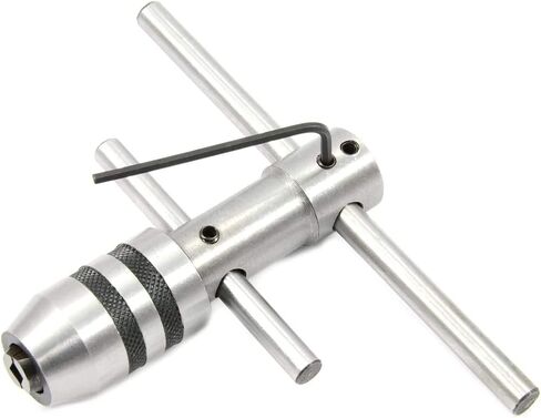 T Type Tap Wrench Pilot Spindle Set of 2 Piece 1/16" to 1/4" & 1/4" to 1/2" I Tapping -Threading - Reaming I Made In India in Kuwait
