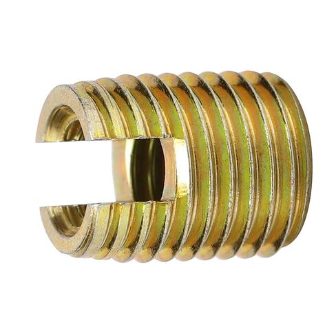 Self Tapping Thread Inserts, 20Pcs 302 Carbon Stee Niture Wood Inserts Threaded Inserts (Inner M10*1.5, Outer M14*1.5, Length 18mm) in Kuwait