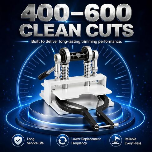 Professional Table Tennis Rubber Cutter | Heavy-Duty Racket Trimming Machine for Round Paddles | Blade-Safe, Factory-Precision with 2 Industrial Tungsten Carbide Blades in Kuwait