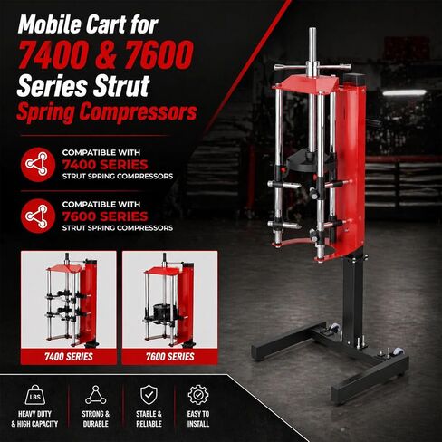 Mobile Cart for 7600 Strut Compressor, Compatible with BRA764 & 7600 Models, Swivel Wheels Design Facilitates Movement, Improves Work Efficiency & Workshop Organization in Saudi Arabia