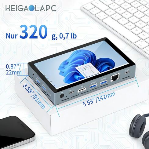 Mini PC ، 12th Gen Alder Lake- N100 Firewall Micro Appliance ، 16GB RAM 256GB EMMC ، سطح المكتب المصغرة بدون مروحة مع LAN 2.5G Ethernet دعم مزدوج عرض 4K 60Hz in Kuwait