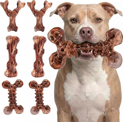 Kseroo 3-Pack Indestructible Dog Chew Toys for Aggressive Chewers,30-100lbs in Saudi Arabia