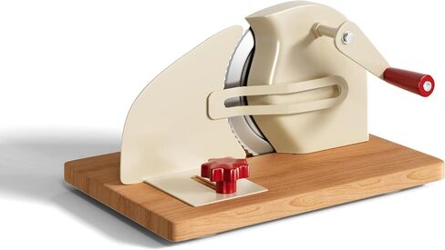 Manual Adjustable Bread Slicer Homemade Sourdough Bread Cutter with Scale Line, Bottom Suction Cup, with Clip and Plate (White) in Kuwait