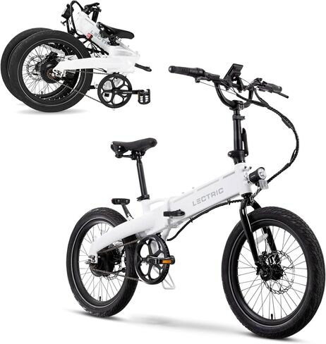LECTRIC XP™ Lite 2.0 Electric Bike | Adult Folding Bikes - Weighs Only 49lbs | 45 Mile Range w/ 5 Pedal-Assist Levels | 20mph Top Speed - Class 1 and 2 eBike in Saudi Arabia