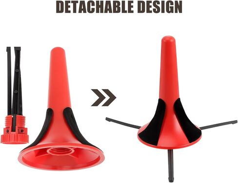 PRETYZOOM Portable Clarinet Stand Wind Instrument Holder Foldable Red Musical Instrument Support Bracket for Oboe and Clarinet in Kuwait