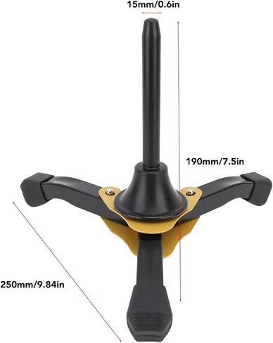 CHICIRIS Clarinet Stand, Portable Anti Slip Foldable Sturdy Oboe Holder Stand for Flute Clarinet Soprano Saxophone, with Tripod Base for Wind Instruments in Kuwait