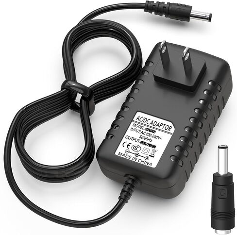 9V 1A AC/DC Adapter Power Cord for Casio Keyboard AD-5 AD-5MU AD-5MR WK-110 WK-200 LK-43 LK-100 LK-220 CTK-496 CTK-573 CTK-700 CTK-710 CTK-720 CTK-2100 Piano Keyboard Charger Cable-Not for 9.5V in Kuwait