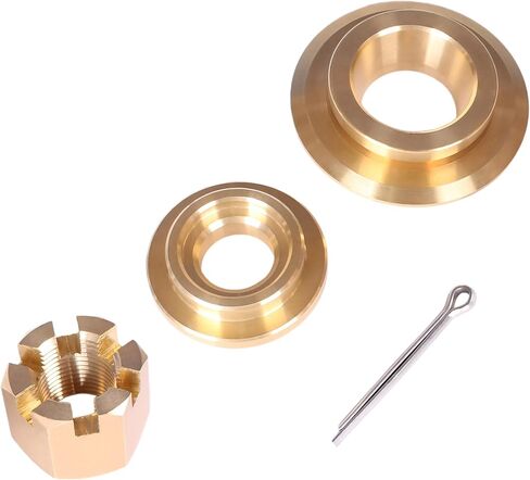 Boat Engine 90506-ZX2-C00 Washer, 90512-ZX2-C00 Propeller Spacer, 90301-ZW1-B00 Castle Nut, 90758-ZW1-B00 Cotter Pin for Honda 115HP 135HP 150HP 175HP 200HP 225HP 250HP Propeller Hardware Kit in Kuwait