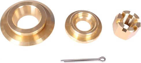 Boat Engine 90506-ZX2-C00 Washer, 90512-ZX2-C00 Propeller Spacer, 90301-ZW1-B00 Castle Nut, 90758-ZW1-B00 Cotter Pin for Honda 115HP 135HP 150HP 175HP 200HP 225HP 250HP Propeller Hardware Kit in Kuwait