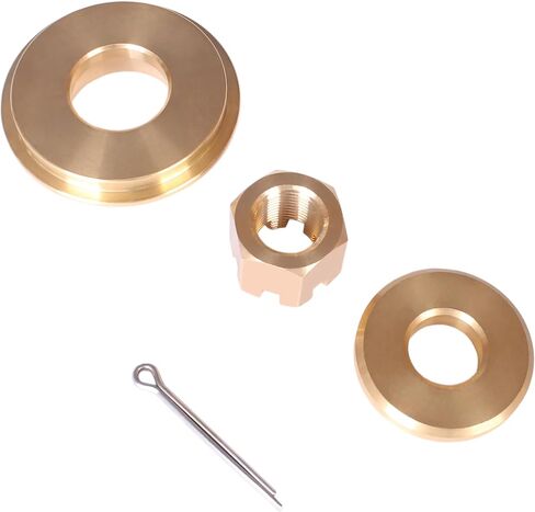 Boat Engine 90506-ZX2-C00 Washer, 90512-ZX2-C00 Propeller Spacer, 90301-ZW1-B00 Castle Nut, 90758-ZW1-B00 Cotter Pin for Honda 115HP 135HP 150HP 175HP 200HP 225HP 250HP Propeller Hardware Kit in Kuwait