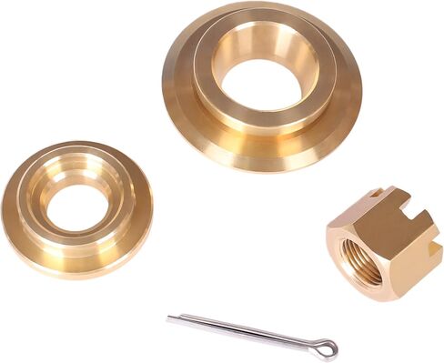 Boat Engine 90506-ZX2-C00 Washer, 90512-ZX2-C00 Propeller Spacer, 90301-ZW1-B00 Castle Nut, 90758-ZW1-B00 Cotter Pin for Honda 115HP 135HP 150HP 175HP 200HP 225HP 250HP Propeller Hardware Kit in Kuwait