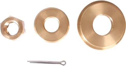 Boat Engine 90506-ZX2-C00 Washer, 90512-ZX2-C00 Propeller Spacer, 90301-ZW1-B00 Castle Nut, 90758-ZW1-B00 Cotter Pin for Honda 115HP 135HP 150HP 175HP 200HP 225HP 250HP Propeller Hardware Kit in Kuwait