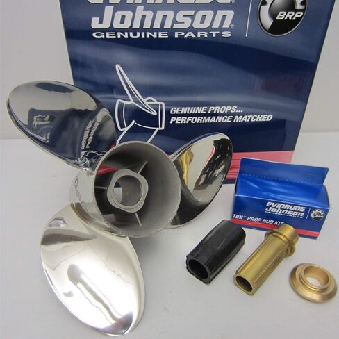 جونسون Evinrude Rebel SS 3 Blade Prop 15.5 x 17 Pitch 0763986؛ 763986 in Kuwait