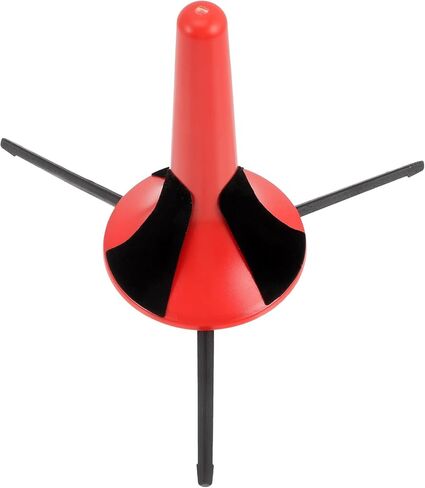 Vaguelly Foldable Clarinet Stand Red Tripod Holder Portable Oboe Bracket Musical Instrument Support for Woodwind Instruments in Kuwait