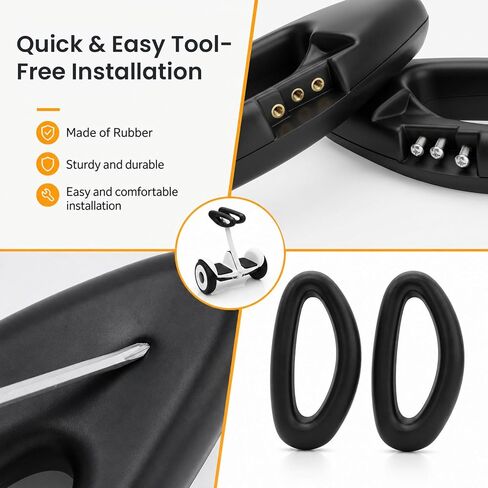 Ronyes Knee Control Pad Replacement Compatible with Segway Ninebot S, High-Density Foam Control Pad Assembly for Self Balancing Scooter, Ergonomic Non-Slip Cushion Accessory, Black in Kuwait