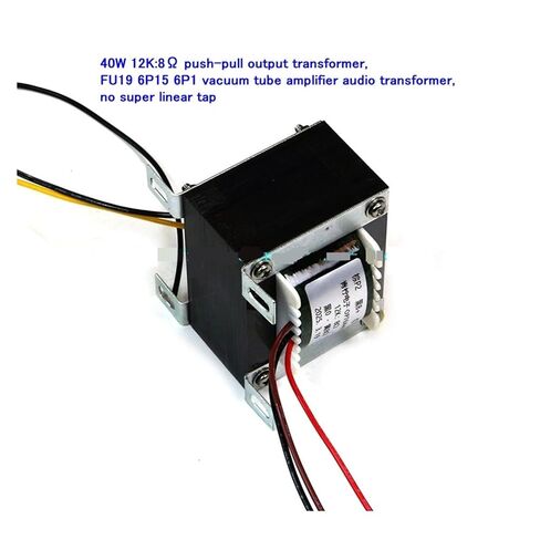 Amplifier Output Transformer 40W 12K:8Ω Push-Pull Output Transformer, FU19 6P15 6P1 Vacuum Tube Amplifier Audio Transformer, no Super Linear tap in Kuwait