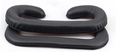 jojofuny 2pcs بو الجلود Vr قناع العين وسادة الإسفنج وسادة لVive تنفس استبدال غطاء الوجه لراحة الواقع الافتراضي تصميم سهل التنظيف للاستخدام الممتد in Kuwait