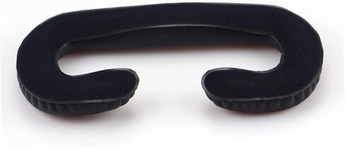 jojofuny 2pcs بو الجلود Vr قناع العين وسادة الإسفنج وسادة لVive تنفس استبدال غطاء الوجه لراحة الواقع الافتراضي تصميم سهل التنظيف للاستخدام الممتد in Kuwait