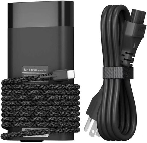 100W USB C شاحن متوافق مع HP Pavilion Plus 14-EW1010NR 14-EW1000 14Z-EY ， Specter X360 16-AA0047NR ， ZBOON FIROFLY 14 16 G11 ， ENVY 17-CW1087NR 17-CW1097NR in Kuwait