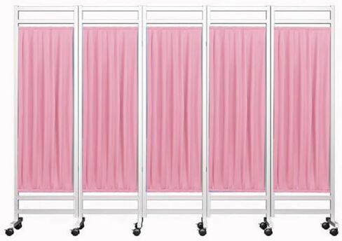 Medical Privacy Screen with Wheels, Foldable Room Divider and Partition, 6ft High for Ward, Salon, and Health Settings in Saudi Arabia