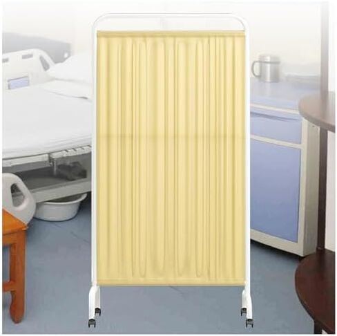 Medical Privacy Screen, Removable Folding Protective Room Divider with Wheels for Office, Restaurant, Beauty Salons, Hospital, 4-Panel in Saudi Arabia