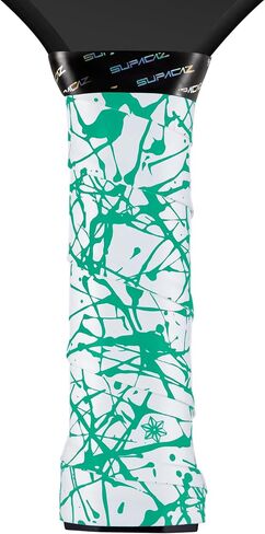 شريط لاصق Supacaz Super Sticky Kush Pickleball Overgrip 3 عبوات | تصميم نمط سبلات in Kuwait