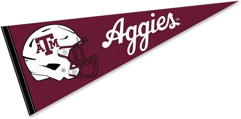 Texas A&M Aggies Football Helmet Pennant Flag in Kuwait