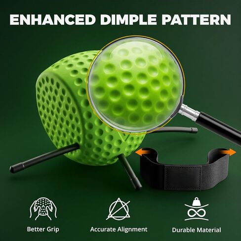 The Connector Golf Training Aid Ball, Golf Swing Trainer for Fix Chicken Wing – Posture Correction Kit with Arm Band, Golf Training Aids Swing Mechanics, Muscle Memory Builder, Perfect Golf Gift Set in Kuwait