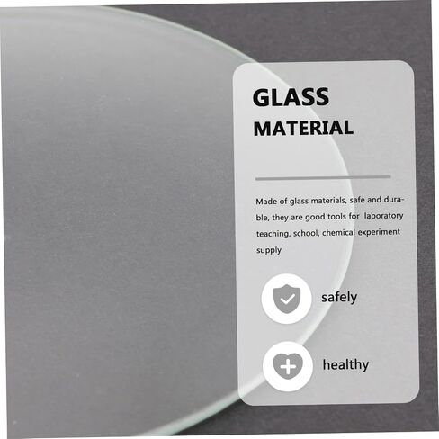 PRETYZOOM 10-Piece Set High Temperature Resistant Laboratory Watch Glasses Thickened Round Covers for Science Experiments in Kuwait