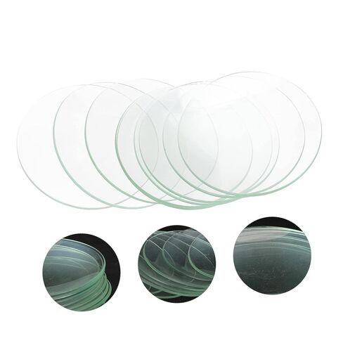 PRETYZOOM 10-Piece Set High Temperature Resistant Laboratory Watch Glasses Thickened Round Covers for Science Experiments in Kuwait