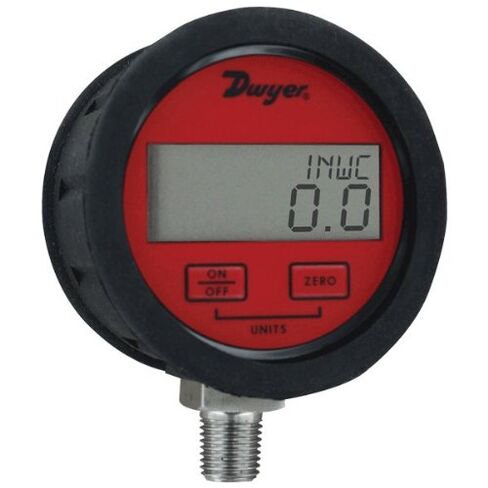 Dwyer® Single Pressure Digital Gage with Rubber Boot, DPGAB-04, 0-5 psi, 0.5% Accuracy in Kuwait